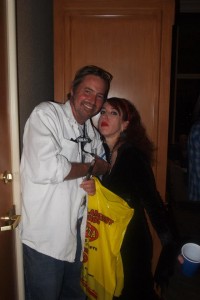 With Edward Lee at Killercon 2012.